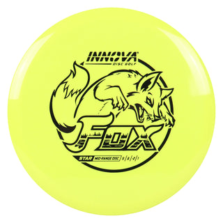 Innova Disc Golf Star Fox Midrange 5/6/-2/1 Yellow/Black 176 grams
