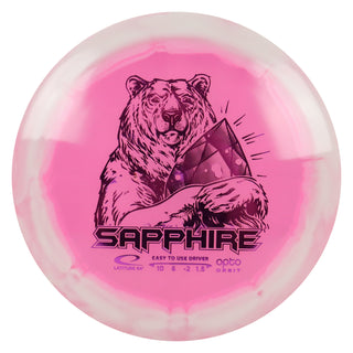 Latitude 64 Disc Golf Opto Orbit Sapphrie Distance Dirver 10/6/-2/1.5 Purple/Purple 160 grams