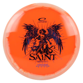 Latitude 64 Disc Golf Opto Orbit Saint Fairway Driver 9/7/-1/2 Orange/Indigo 173 grams