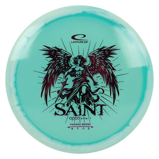 Latitude 64 Disc Golf Opto Orbit Saint Fairway Driver 9/7/-1/2 Blue/Purple 173 grams