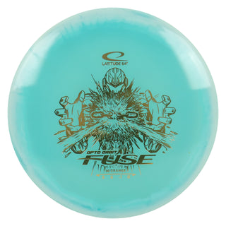 Latitude 64 Disc Golf Opto Orbit Fuse Midrange 5/6/-1/0 Blue/Gold 173 grams