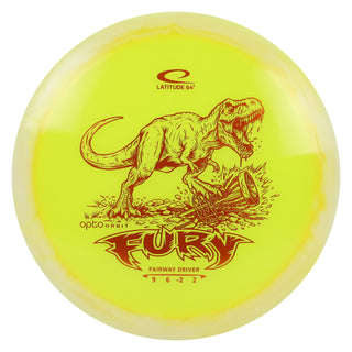 Latitude 64 Disc Golf Opto Orbit Fury Fairway Driver 9/6/-2/2 Yellow/Orange 173 grams