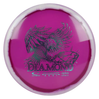 Latitude 64 Disc Golf Opto Orbit Diamond Fairway Driver 8/6/-3/1 Purple/Slate 157 grams