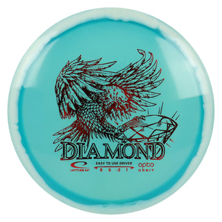Latitude 64 Disc Golf Opto Orbit Diamond Fairway Driver 8/6/-3/1 Blue/Red 157 grams