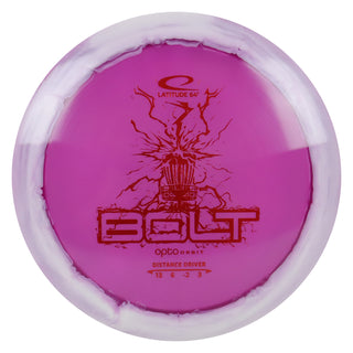 Latitude 64 Disc Golf Opto Orbit Bolt Distance Driver 13/6/-2/3 Purple/Red 173 grams