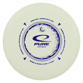 Latitude 64 Disc Golf Zero Pro Moonshine Pure Putter 3/3/-1/1 Navy Shatter 173 grams