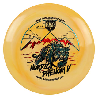 Discmania Nordic Phenom 5 - Niklas Anttila Signature Series Swirl Q-Line Premier DD3 Orange/Turquoise 175 grams