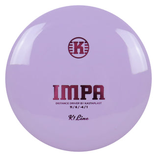 Kastaplast Disc Golf K1 Impa Distance Driver 11/6/-4/1 Lavender/Purple 176 grams