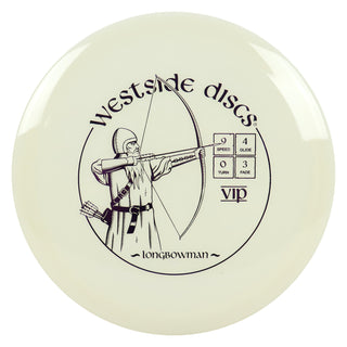 Westside Disc Golf VIP Longbowman Fairway Driver 9/4/0/3 White/Purple 176 grams