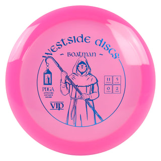 Westside Disc Golf VIP Boatman Distance Driver 11/5/0/2 Pink/Blue 173 grams