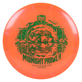Discmania Disc Golf Kyle Klein Meta Origin Midnight Prowl 2 Midrange 5/5/-1/1 Orange/Green Matrix 173 grams