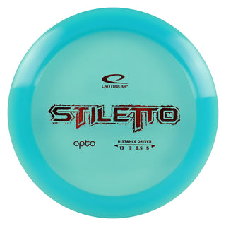 Latitude Disc Golf Opto Stiletto Distance Driver 13/3/0.5/5 Blue/Red 176 grams