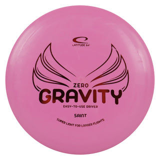 Latitude 64 Disc Golf Zero Gravity Saint Fairway Driver 9/7/-1/2 Dark Pink/Red 126 grams