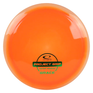 Latitude 64 Disc Golf Project Grip Grace Distance Driver 11/6/-1/2 Orange/Green 175 grams