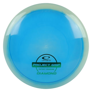 Latitude 64 Disc Golf Project Grip Diamond Fairway Driver 8/6/-3/1 Blue/Green 164 grams