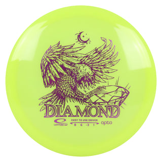 Latitude 64 Disc Golf Opto Moonshine Diamond Fairway Driver 8/6/-3/1 Yellow/Purple 156 grams