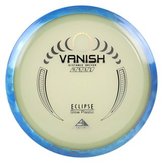 Axiom Disc Golf Eclipse Vanish Distance Driver 11/5/-3/2 Glow/Dark Blue 166 grams