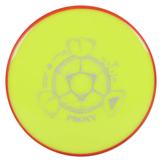 Axiom Disc Golf Neutron Proxy Putter 3/3/-1/0.5 Yellow/Red Orange 171 grams