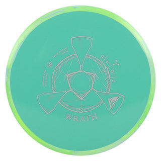Axiom Disc Golf Neutron Wrath Distance Driver 9/4.5/-0.5/2 Teal/Lime Blend 161 grams