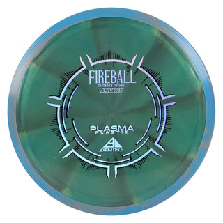 Axiom Disc Golf Plasma Fireball Distance Driver 9/3.5/0/3.5 Green/Blue Grey 159 grams