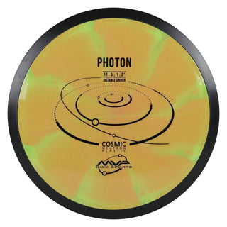 MVP Disc Golf Cosmic Neutron Photon Distance Driver 11/5/-1/2.5 Orange Green 162 grams