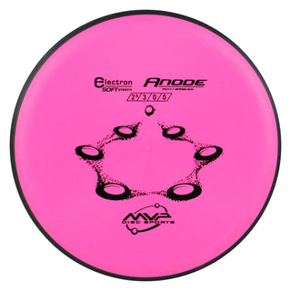 MVP Disc Golf Electron Soft Anode Putt and Approach 2.5/3/0/0 Pink 168 grams
