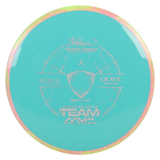 Axiom Disc Golf Sarah Hokom Neutron Crave Fairway Driver 6.5/5/-1/1 Teal/Lime Pink 168 grams