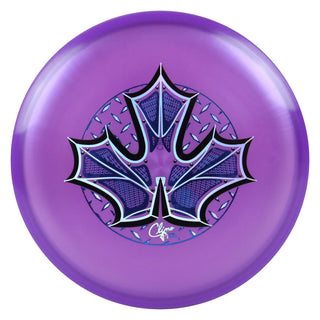Climo Disc Golf Victory Line Champ Iron Leaf Putter 2/3/0/0 Purple/Black Blue 175 grams