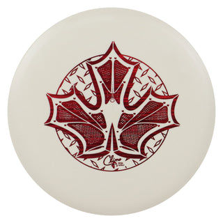Climo Disc Golf Test Glow Trophy Line Belleair Iron Leaf Midrange 5/4/0/2 Glow/Red Holo 177 grams