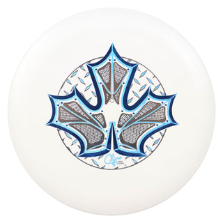 Climo Disc Golf Trophy Line Soft Champ Iron Leaf Putter 2/3/0/0 White/Blue Silver 173 grams