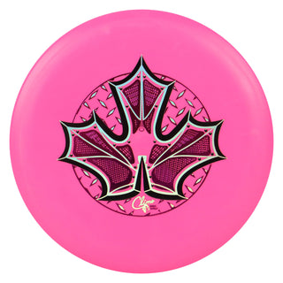 Climo Disc Golf Trophy Line Soft Champ Iron Leaf Putter 2/3/0/0 Pink/Black Magenta 175 grams