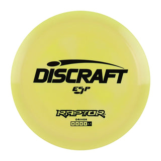 Discraft Disc Golf ESP Raptor Distance Driver 9/4/0/3 Yellow/Black 170-172g