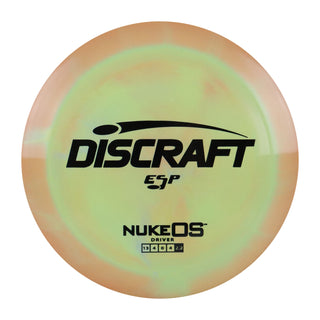 Discraft Disc Golf ESP Nuke OS Distance Driver 13/4/0/4 Lime Orange/Black 170-172g
