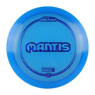 Discraft Disc Golf Z Line Mantis Distance Driver 8/4/-2/2 Blue/Navy Shatter 175-176g