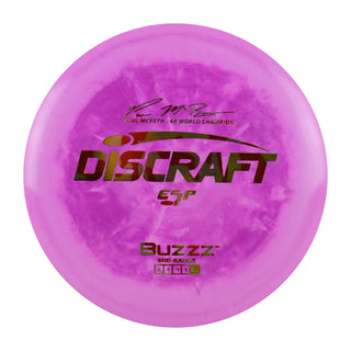 Discraft Disc Golf Paul McBeth Signature ESP Buzzz Midrange 5/4/-1/1 Purple/Autumn Camo 177-180g