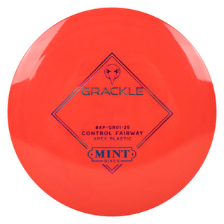 Mint Disc Golf Apex Grackle Fairway Driver 7/5/-1/2 Orange/Purple Metallic 168 grams