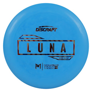 Discraft Disc Golf Paul McBeth Putter Line Hard Luna Putter 3/4/0/2 Blue/USA 172g