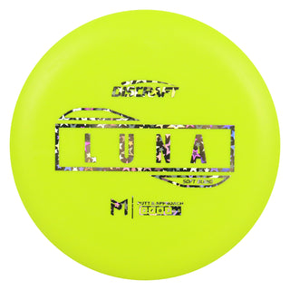 Discraft Disc Golf Paul McBeth Putter Line Soft Luna Putter 3/4/0/2 Yellow/Holo Stars 167g