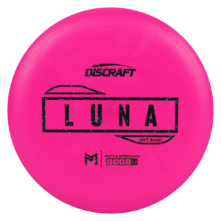 Discraft Disc Golf Paul McBeth Putter Line Soft Luna Putter 3/4/0/2 Hot Pink/Black Stars 172g
