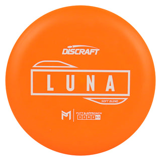 Discraft Disc Golf Paul McBeth Putter Line Soft Luna Putter 3/4/0/2 Orange/White 165g
