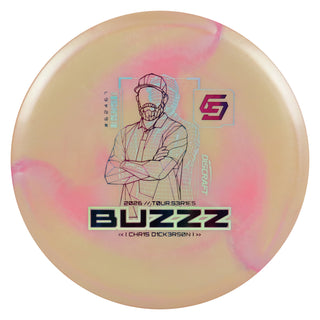 Discraft Disc Golf 2026 Chris Dickerson Tour Series Buzzz V2 Lime Pink/Holo 177g