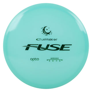 Latitude 64 Disc Golf Opto Moonshine Fuse Midrange 5/6/-1/0 Blue/Green 178 grams