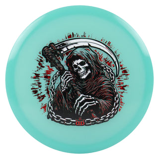 Dynamic Disc Golf Lucid Moonshine Verdict - Reaper of Pars Seafoam/Red Holo 178 grams