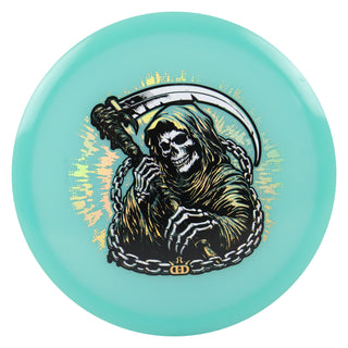 Dynamic Disc Golf Lucid Moonshine Verdict - Reaper of Pars Seafoam/Gold Holo 178 grams