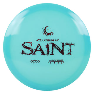 Latitude 64 Disc Golf Opto Moonshine Saint Fairway Driver 9/7/-1/2 Blue/Red 174 grams