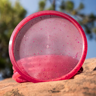 Trash Panda Disc Golf Phone Case Canyon Midrange 4/3/0/2 Magenta Sparkle 176 grams