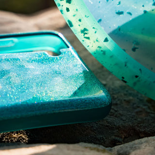 Trash Panda Disc Golf Phone Case Canyon Midrange 4/3/0/2 Teal Sparkle 176 grams