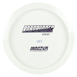 Innova Disc Golf Star Roadrunner All White Bottom Stamp Distance Driver 9/5/-4/1 Purple Stamp 173 grams