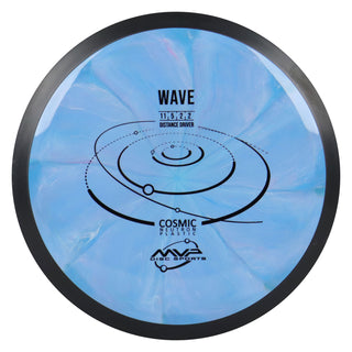 MVP Disc Golf Cosmic Neutron Wave Distance Driver 11/5/-2/2 Blue Pink 172 grams