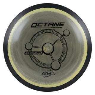MVP Disc Golf Fission Octane Distance Driver 13/5/-1.5/2 Black Yellow 167 grams